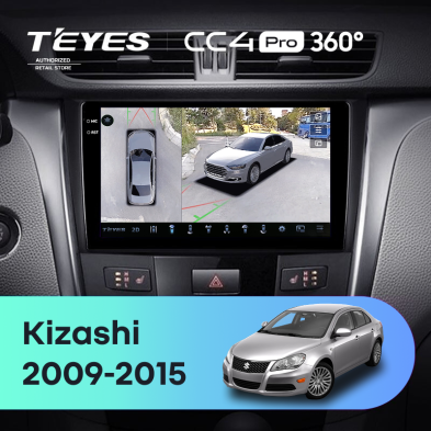 Штатная магнитола Teyes CC4 Pro 360 8/128 Suzuki Kizashi (2009-2015)