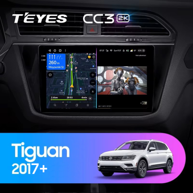 Штатная магнитола Teyes CC3 2K 3/32 Volkswagen Tiguan 2017+