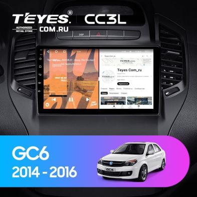 Штатная магнитола Teyes CC3L 4/32 Geely GC6 1 (2014-2016)