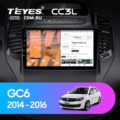 Штатная магнитола Teyes CC3L 4/32 Geely GC6 1 (2014-2016)