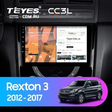 Штатная магнитола Teyes CC3L 4/32 SsangYong Rexton Y290 3 (2012-2017)