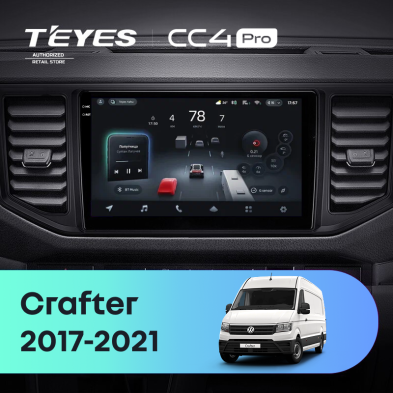 Штатная магнитола Teyes CC4 Pro 12/256 Volkswagen Crafter (2017-2021)