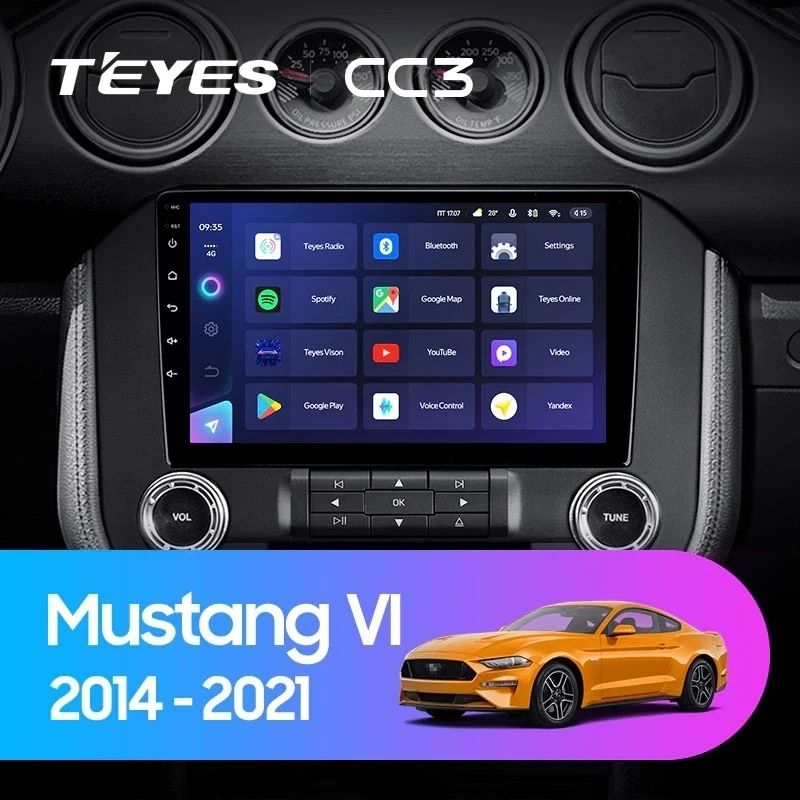 Штатная магнитола Teyes CC3 4/32 Ford Mustang VI S550 (2014-2023) F2