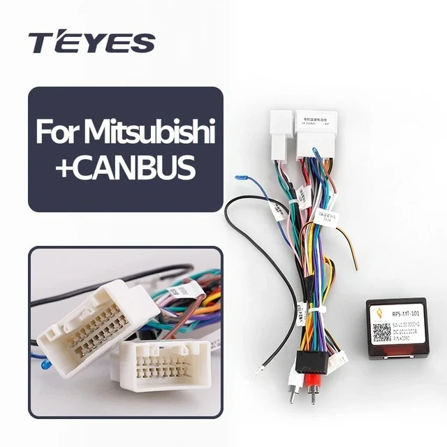 Проводка питания TEYES для Mitsubishi + Canbus для подключения Android ГУ