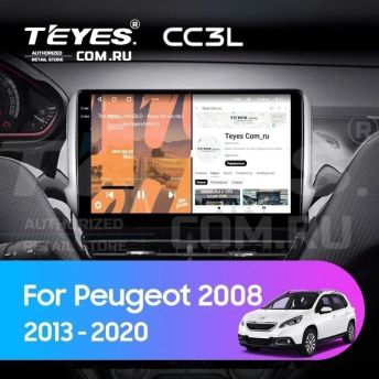 Штатная магнитола Teyes CC3L 4/32 Peugeot 2008 (2013-2020)