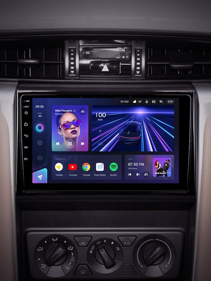 Штатная магнитола Teyes CC3 4/32 Toyota Fortuner 2 (2015-2024)