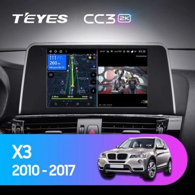 Штатная магнитола Teyes CC3 2K 4/64 BMW X3 F25 NBT (2014-2017)