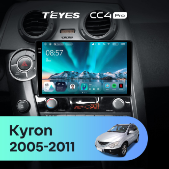 Штатная магнитола Teyes CC4 Pro 12/256 SsangYong Kyron (2005-2011)