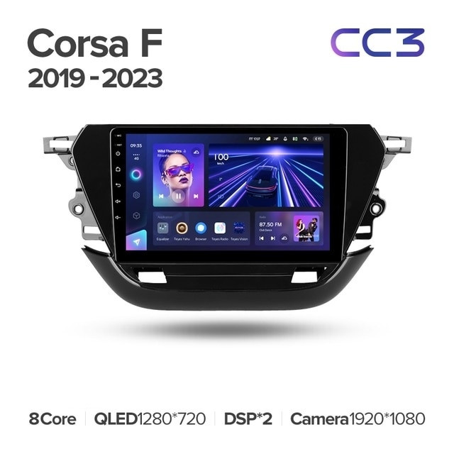 Штатная магнитола Teyes CC3L 4/32 Opel Corsa F (2019-2023)
