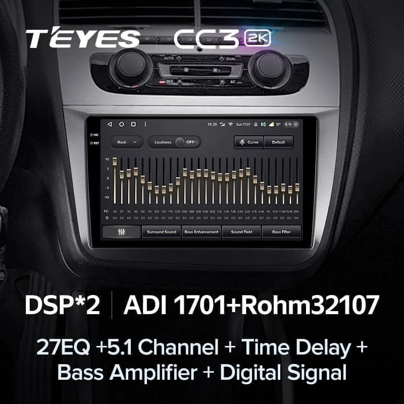 Штатная магнитола Teyes CC3 2K 360 6/128 Volkswagen EOS (2006-2015)