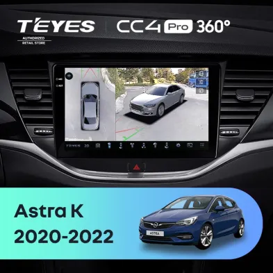Штатная магнитола Teyes CC4 Pro 360 8/128 Opel Astra K (2020-2022) Тип-B