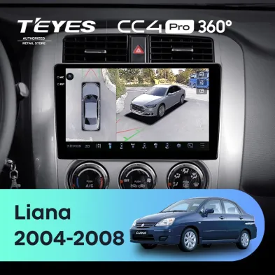 Штатная магнитола Teyes CC4 Pro 360 8/128 Suzuki Liana 1 (2004-2008)