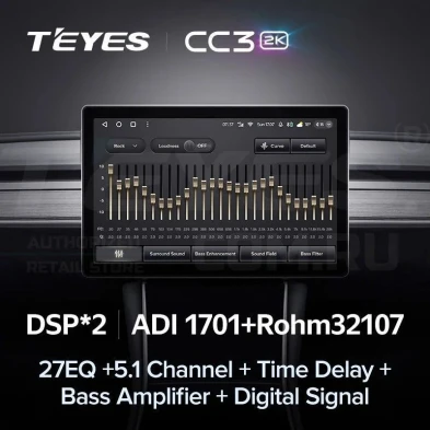 Штатная магнитола Teyes CC3 2K 6/128 SsangYong Korando 3 (2010-2013) (11")
