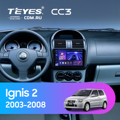 Штатная магнитола Teyes CC3 4/32 Suzuki Ignis 2 (2003-2008)