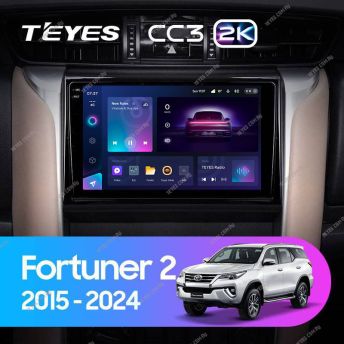 Штатная магнитола Teyes CC3 2K 4/32 Toyota Fortuner 2 (2015-2024)