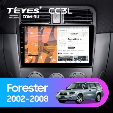 Штатная магнитола Teyes CC3L 4/32 Subaru Forester SG (2002-2008)