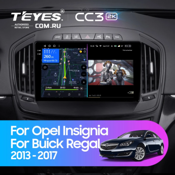 Штатная магнитола Teyes CC3 2K 6/128 Buick Regal (2013-2017) Тип-A
