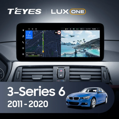 Штатная магнитола Teyes LUX ONE 6/128 BMW 3-Series 6 F30 F31 (NBT) (2011-2020) Universal