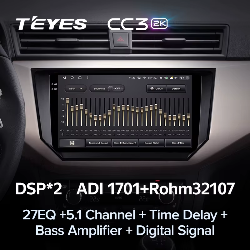 Штатная магнитола Teyes CC3 2K 6/128 Seat Ibiza (2017-2020)