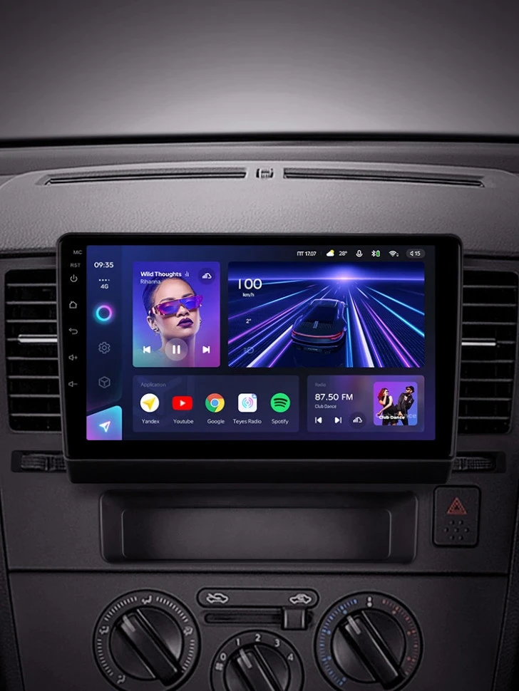 Штатная магнитола Teyes CC3 4/32 Nissan Tiida C11 (2004-2013) F1