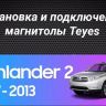 Штатная магнитола Teyes CC3 4/32 Toyota Highlander 2 XU40 (2007-2013) F3 9"