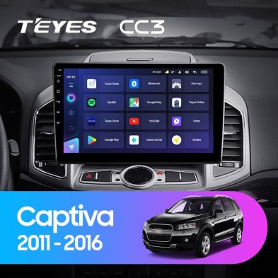 Штатная магнитола Teyes CC3 4/32 Chevrolet Captiva 1 (2011-2016) F2