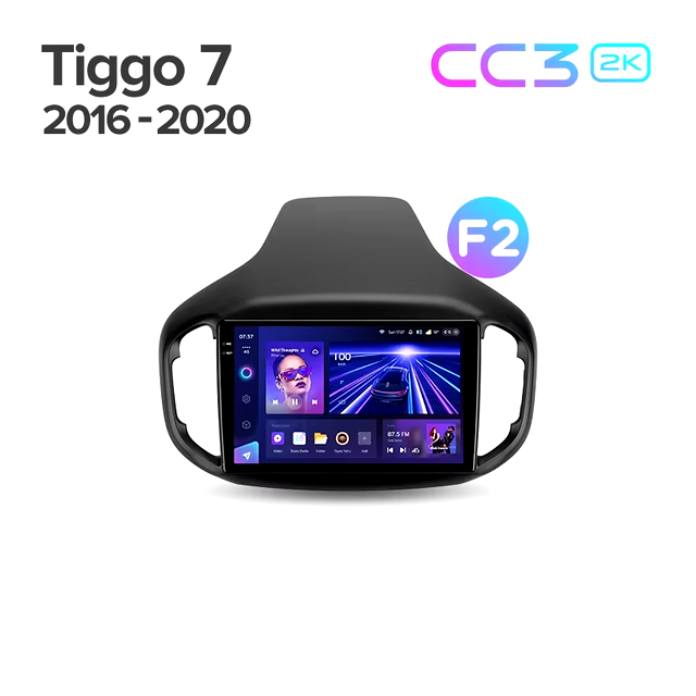 Штатная магнитола Teyes CC3 2K 360 6/128 Chery Tiggo 7 (2016-2020) F2