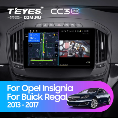 Штатная магнитола Teyes CC3 2K 4/32 Buick Regal (2013-2017) Тип-B