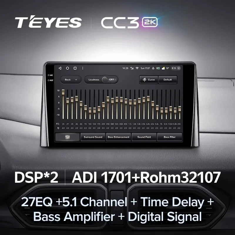 Штатная магнитола Teyes CC3 2K 360 6/128 Mazda CX-5 2 KF (2017-2023) F2