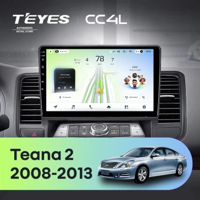 Штатная магнитола Teyes CC4L 6/64 Nissan Teana J32 (2008-2013) Тип-B