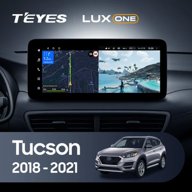 Штатная магнитола Teyes LUX ONE 4/32 Hyundai Tucson (2018-2021)
