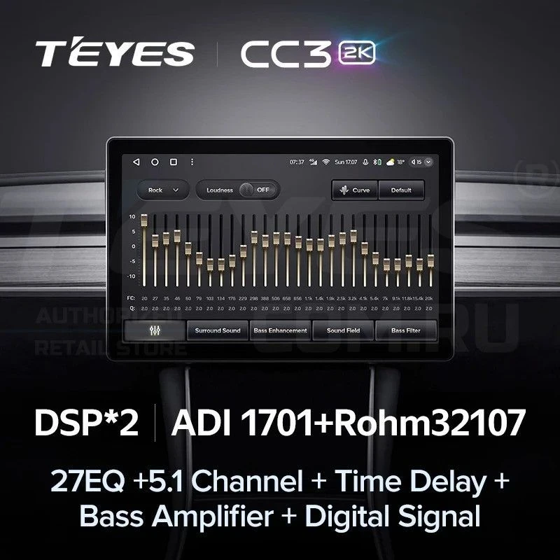 Штатная магнитола Teyes CC3 2K 4/64 Toyota Land Cruiser 70 Series LC 79 (2007-2020) (11")