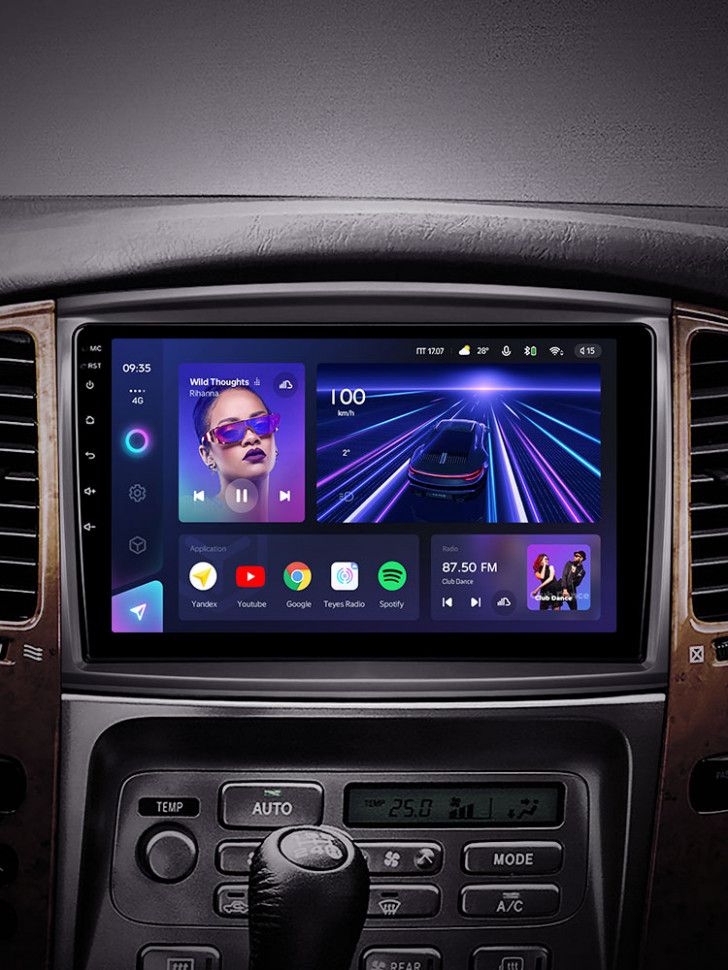 Штатная магнитола Teyes CC3 4/32 Toyota Land Cruiser LC 100 / LC 105 (2002-2007) Тип-A