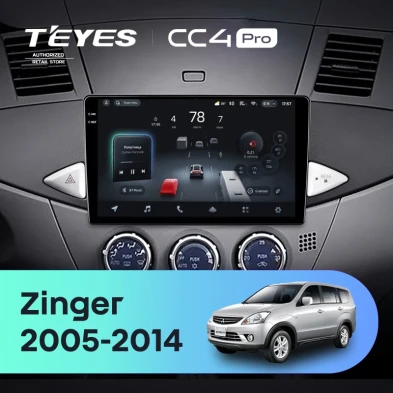 Штатная магнитола Teyes CC4 Pro 8/128 Mitsubishi Zinger (2005-2014)