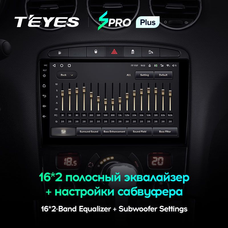 Штатная магнитола Teyes SPRO Plus 4/64 Peugeot 408 1 T7 (2012-2020)