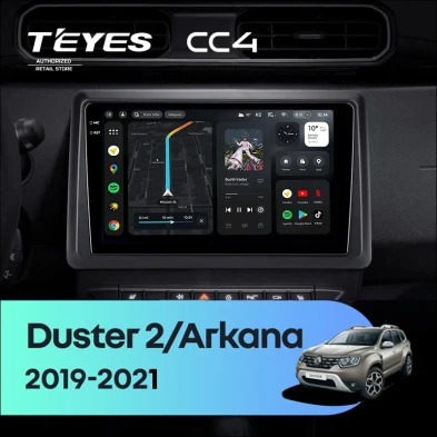 Штатная магнитола Teyes CC4 8/128 Renault Duster HM 2 (2020-2021) F2