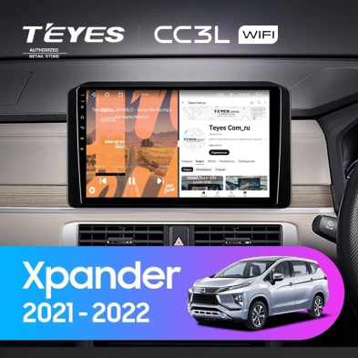 Штатная магнитола Teyes CC3L WiFi 2/32 Mitsubishi Xpander (2021-2022) Правый руль