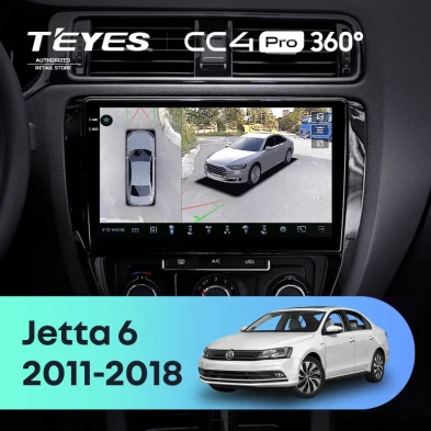 Штатная магнитола Teyes CC4 Pro 360 12/256 Volkswagen Jetta 6 (2011-2018)