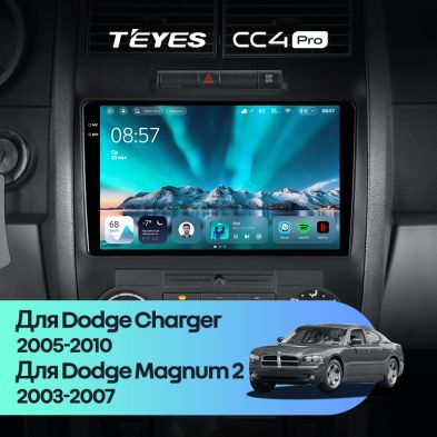 Штатная магнитола Teyes CC4 Pro 8/128 Dodge Charger 6 LX (2005-2010)