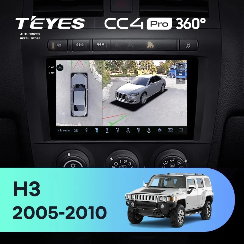 Штатная магнитола Teyes CC4 Pro 360 8/128 Hummer H3 1 (2005-2010)