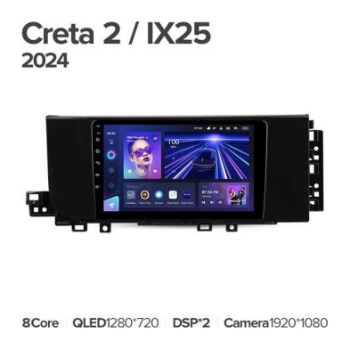 Штатная магнитола Teyes CC3L 4/64 Hyundai Creta 2 IX25 2024