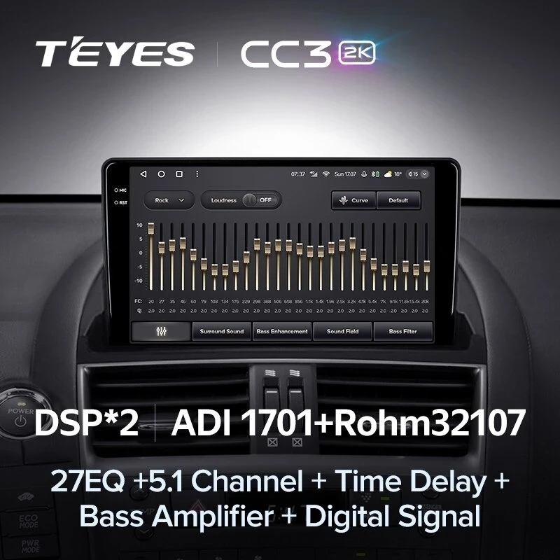 Штатная магнитола Teyes CC3 2K 6/128 Lexus HS250H F10 (2009-2012)